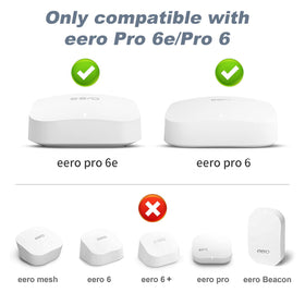 Mamerry eero wall mount installed on wall to save space