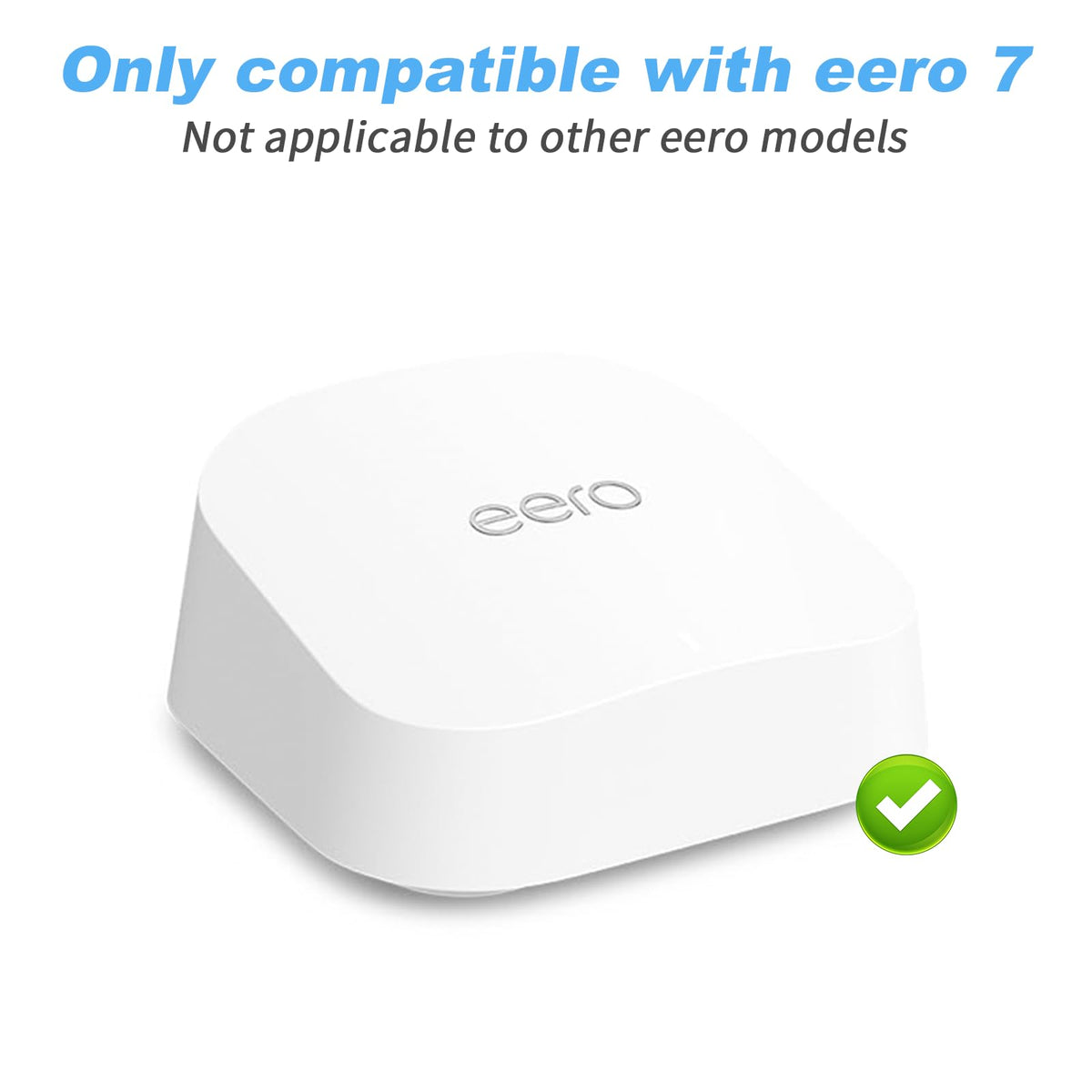 Mamerry eero 7 wall mount with cable management hides messy wires.