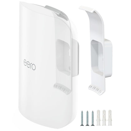 Mamerry wall mount bracket for eero Pro 7 keeps the router securely on the wall.