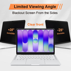 Blue light filter reduces eye strain during long sessions.