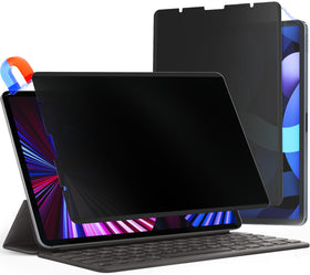 Mamol front view showing full iPad Pro 12.9" coverage and privacy benefit