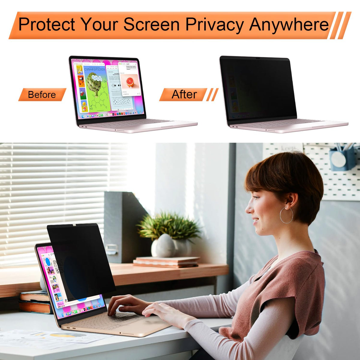 Mamol magnetic attachment keeps your screen secure and easy to remove.