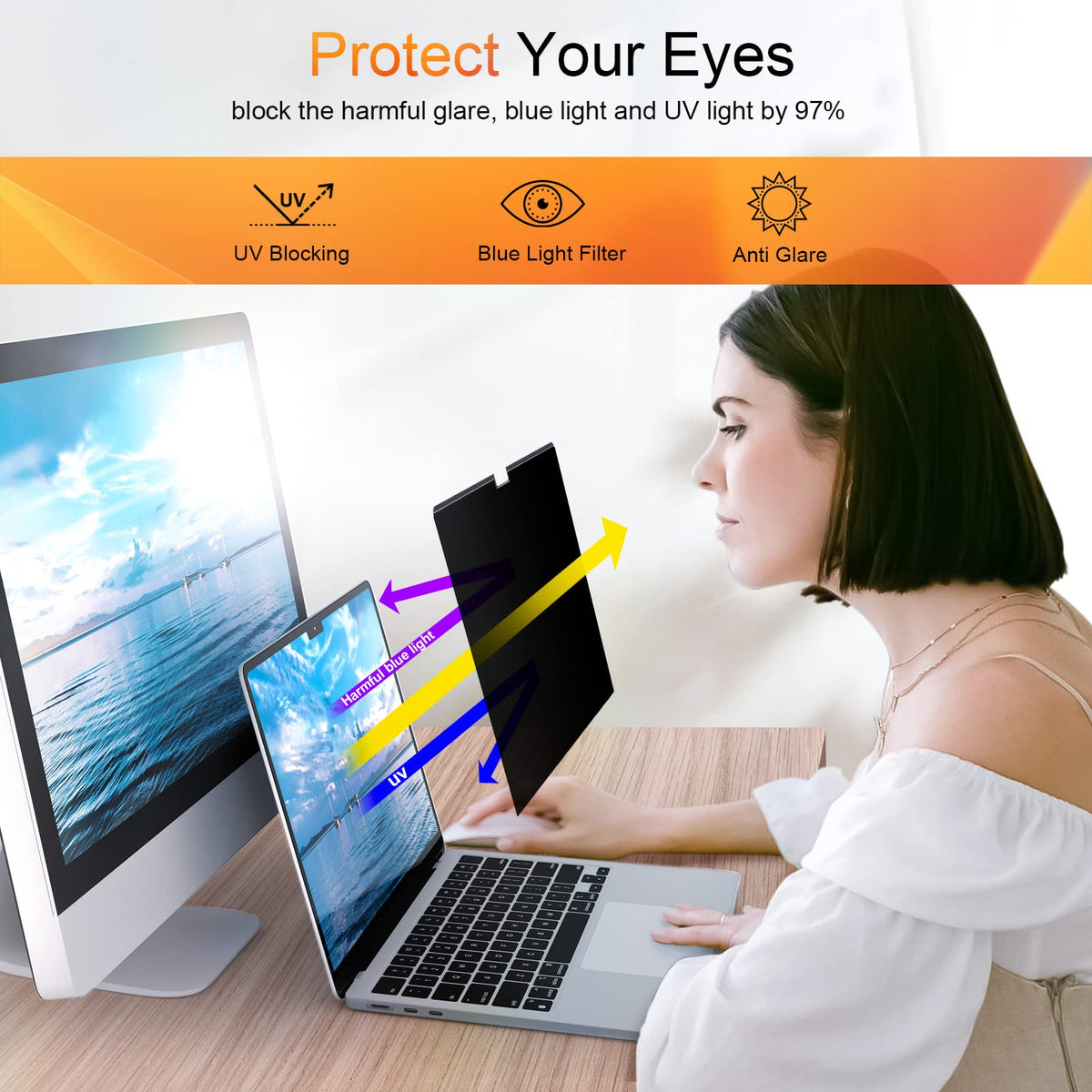 Mamol matte surface closeup reducing glare and minimizing fingerprints