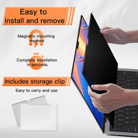 Mamol 360° screen protects privacy in offices, cafes, and transit.