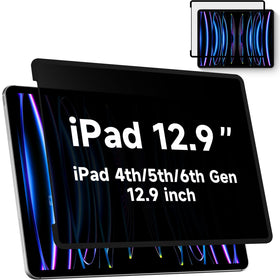 Mamol privacy screen for iPad Pro 12.9 inch with bubble-free installation and privacy