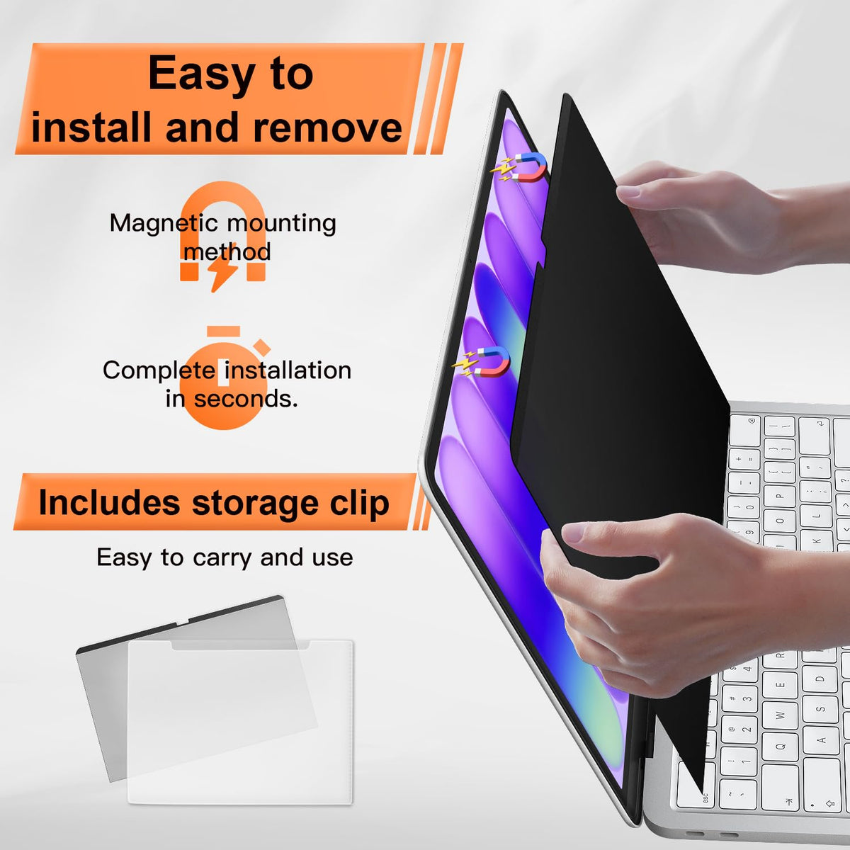 Scratch-resistant film guards the Neo screen from daily wear.