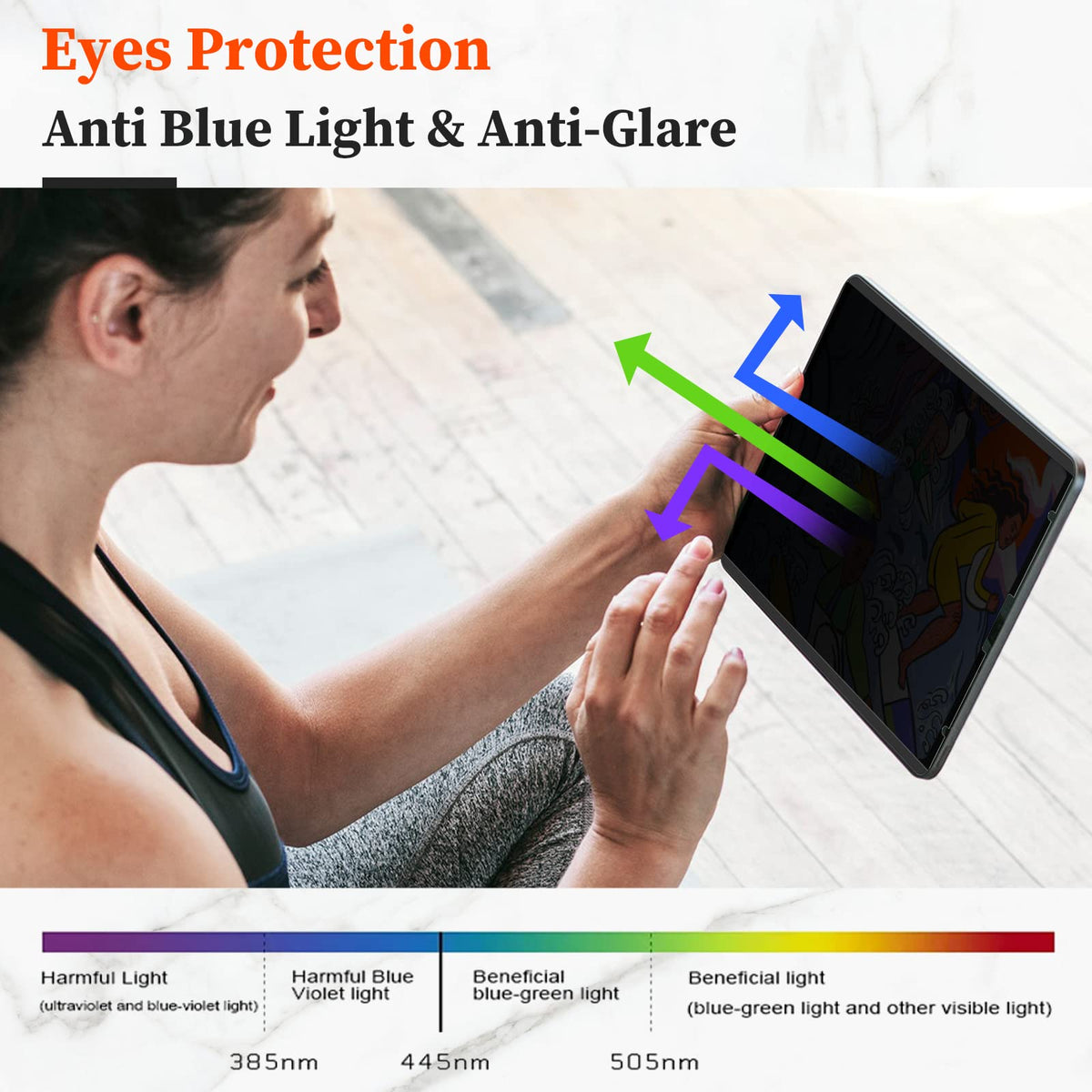 Mamol plastic storage sleeve keeping the privacy film safe on the go