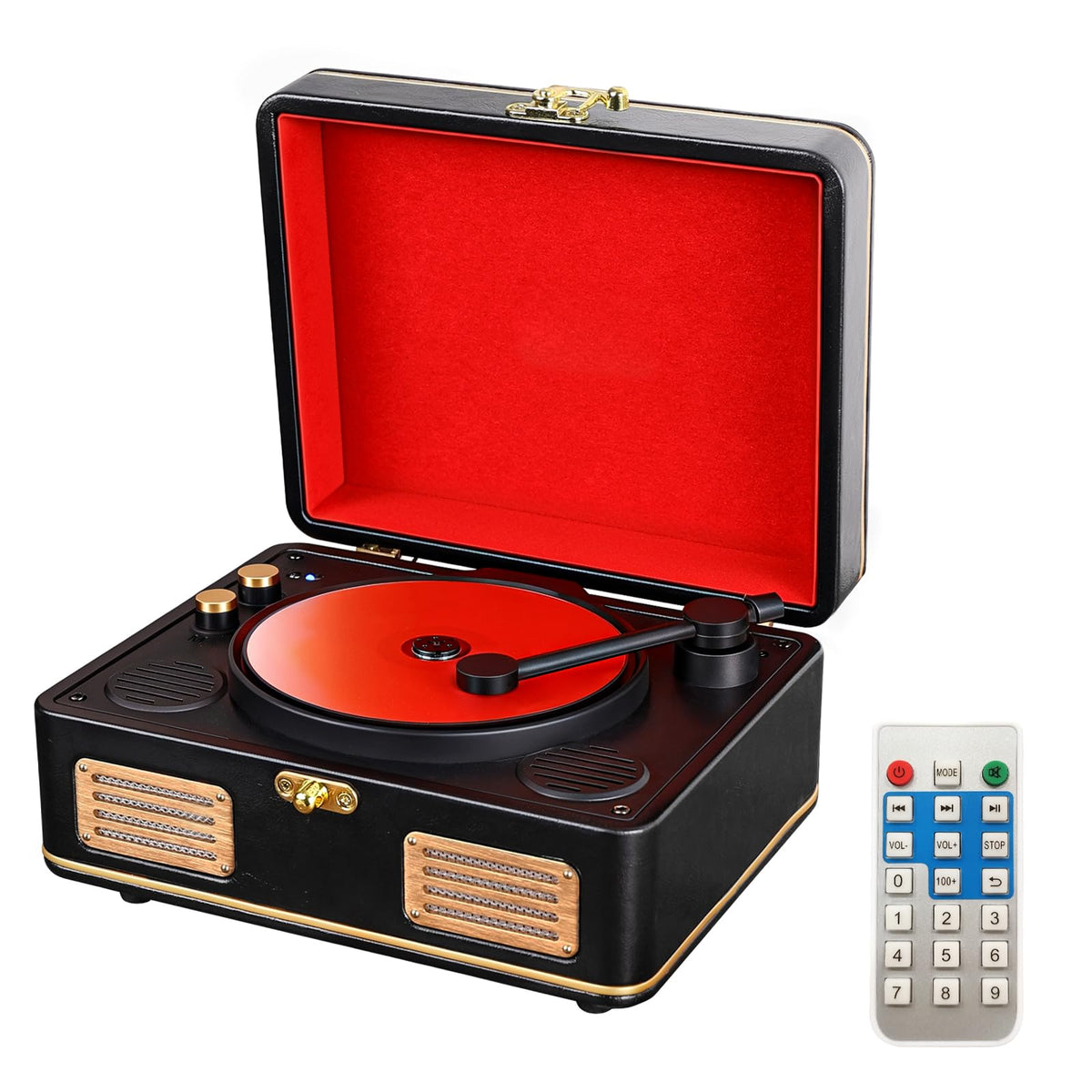 MANAYO Bluetooth CD Player with long-lasting battery for travel and home use.