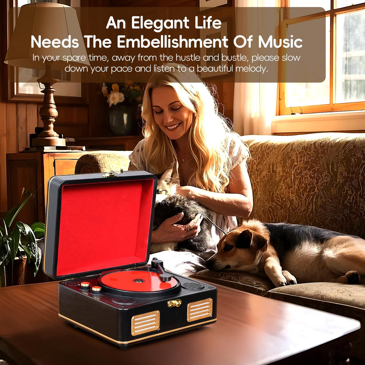 MANAYO Bluetooth CD Player demonstrating Bluetooth connection with devices.