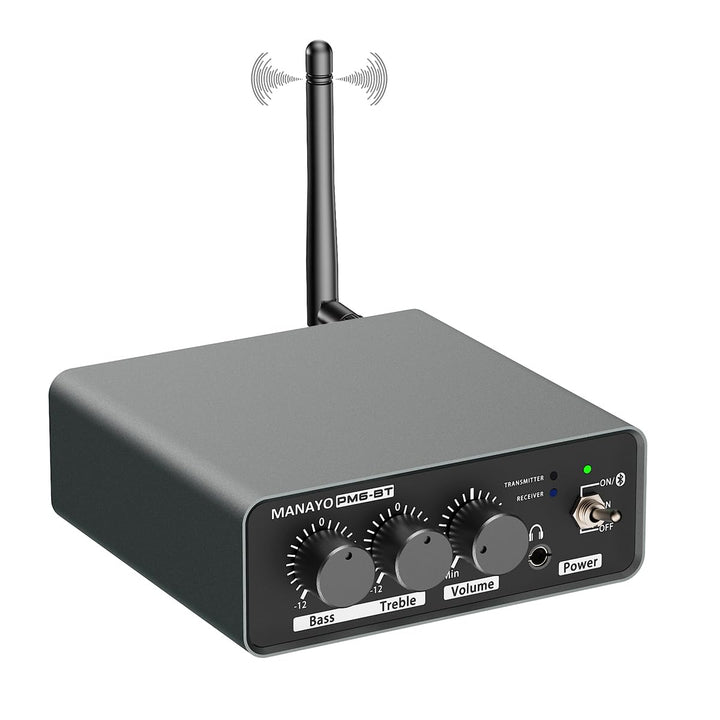 MANAYO PM6BT front panel with controls for easy, precise adjustment