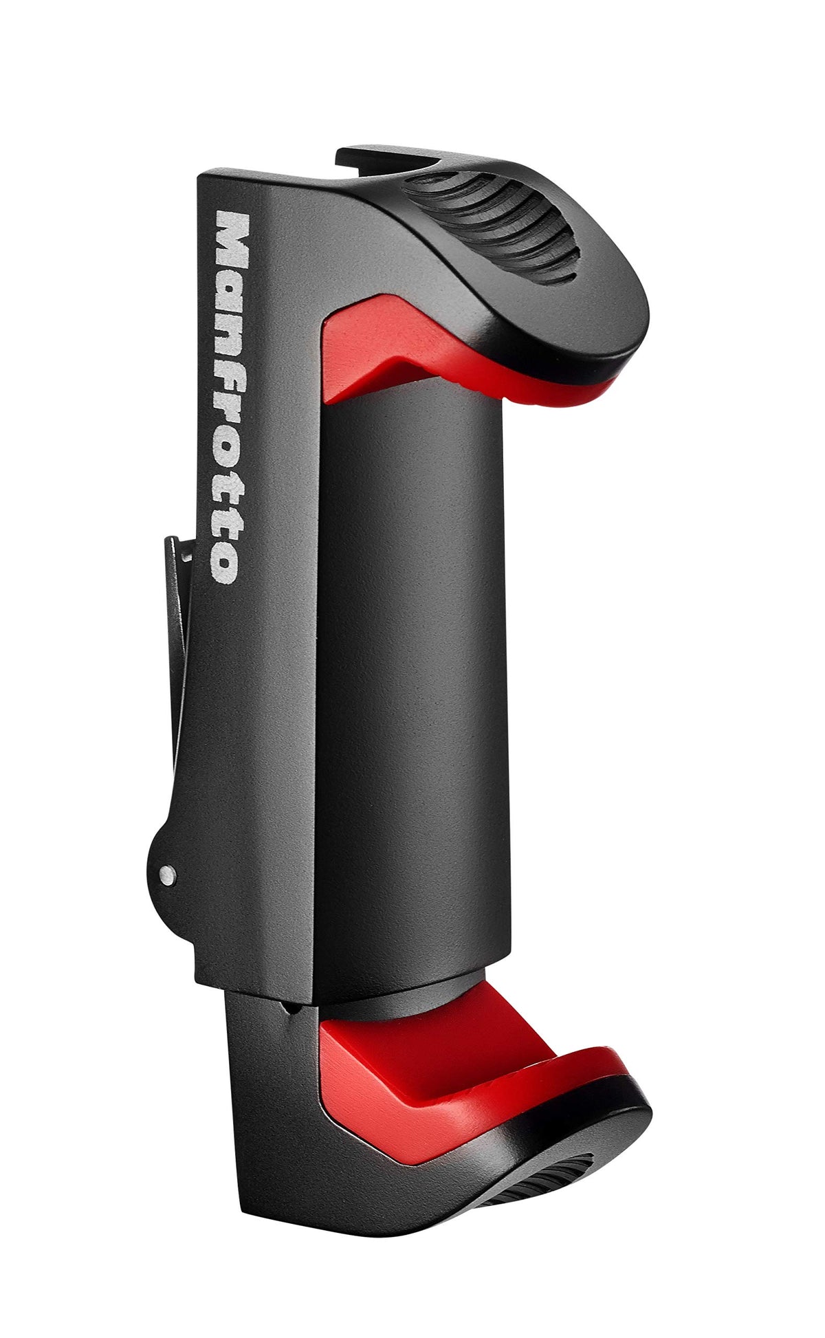 Manfrotto MCPIXI universal smartphone clamp secures phones for portrait or landscape on a PIXI tripod