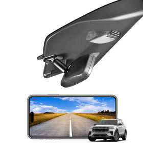 Mangoal 4K dash cam front camera for Ford Explorer with detailed UHD video