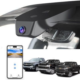 Mangoal 4K dash cam front view for crisp daytime footage and road evidence.