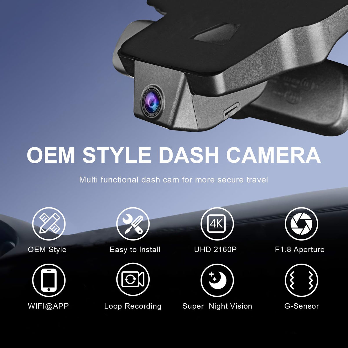 Mangoal dashcam GPS module included for location tagging.