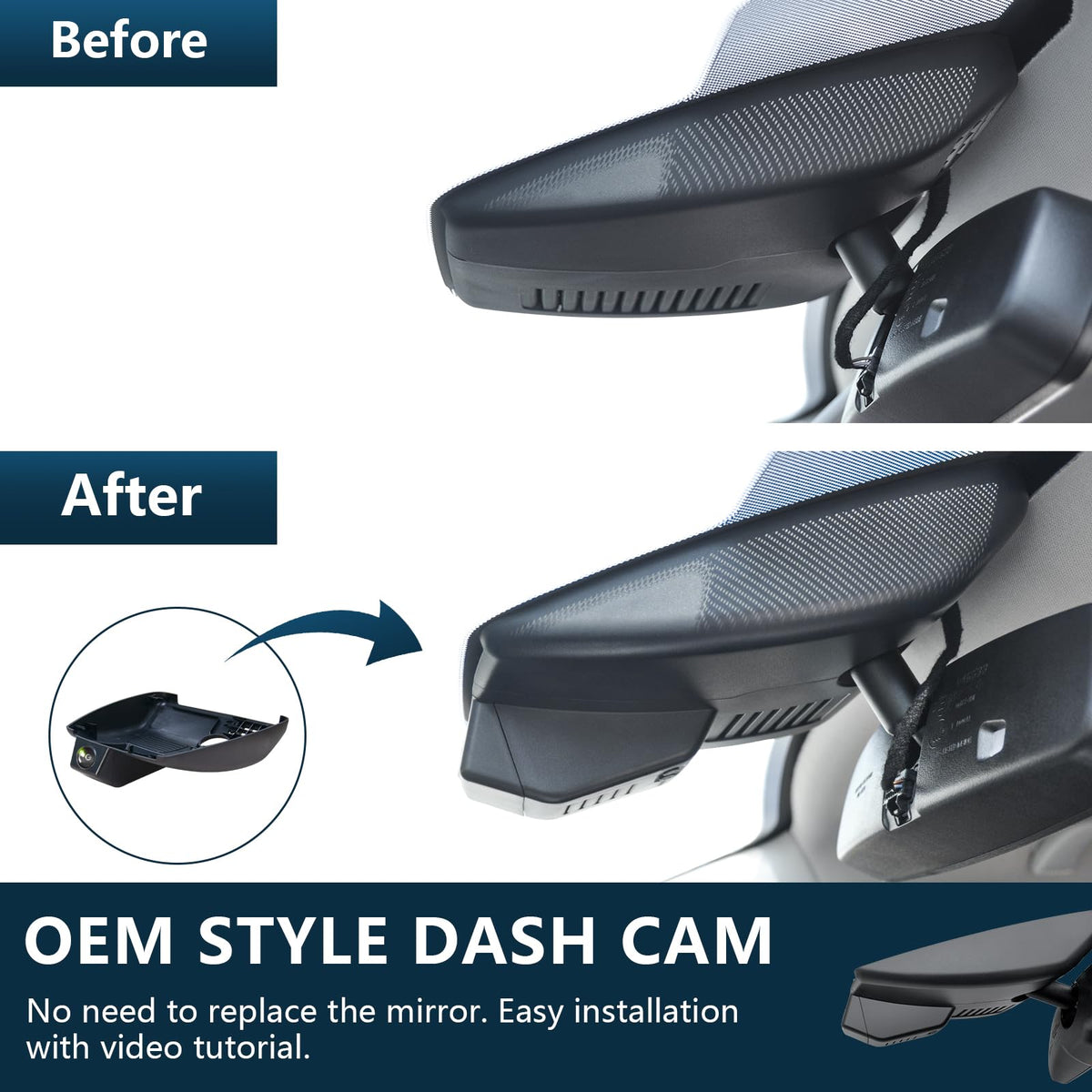 Mangoal 128GB card and included accessories for complete dash cam setup.