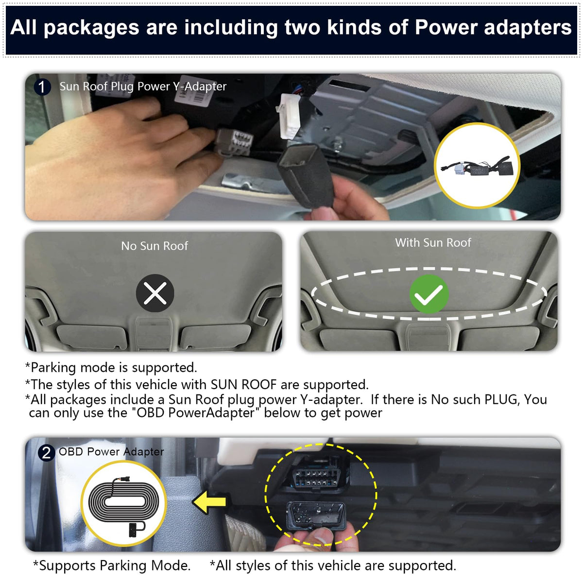Loop recording with G-Sensor protects important clips from overwriting.