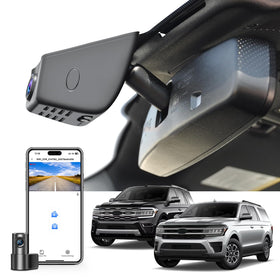 Mangoal Front 4K dash cam front camera with clear road signage