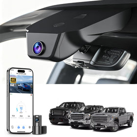 Mangoal front 4K dash cam for Sierra Model C captures clear road details
