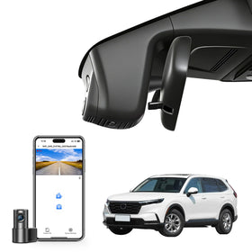 Mangoal front dash cam 4K captures crisp, detailed Honda CR-V cabin footage.