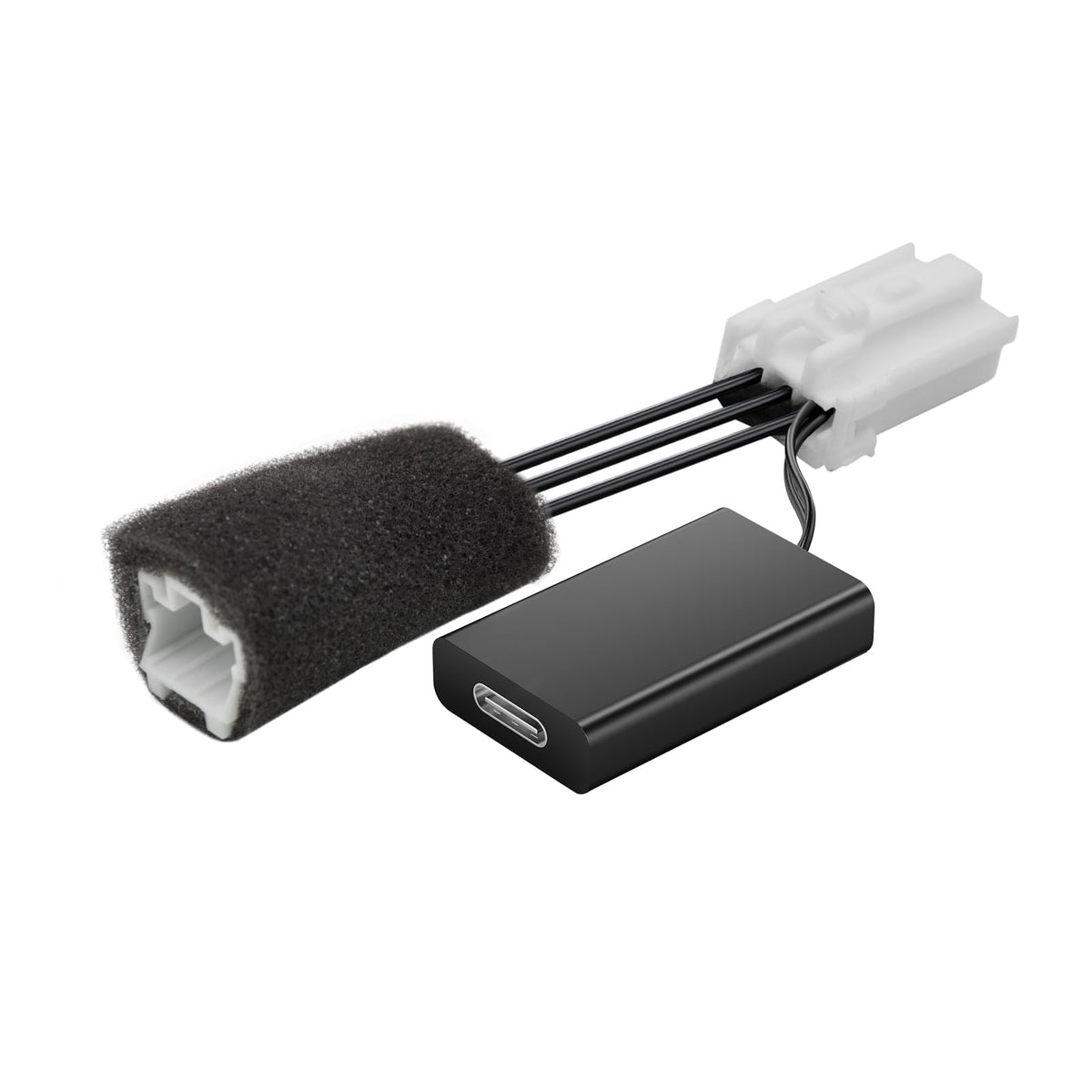 mangoal adapter front plug showing 3-pin overhead connector and neat OEM fit