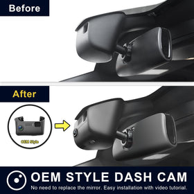 Mangoal IMX335 STARVIS sensor dash cam for low light clarity