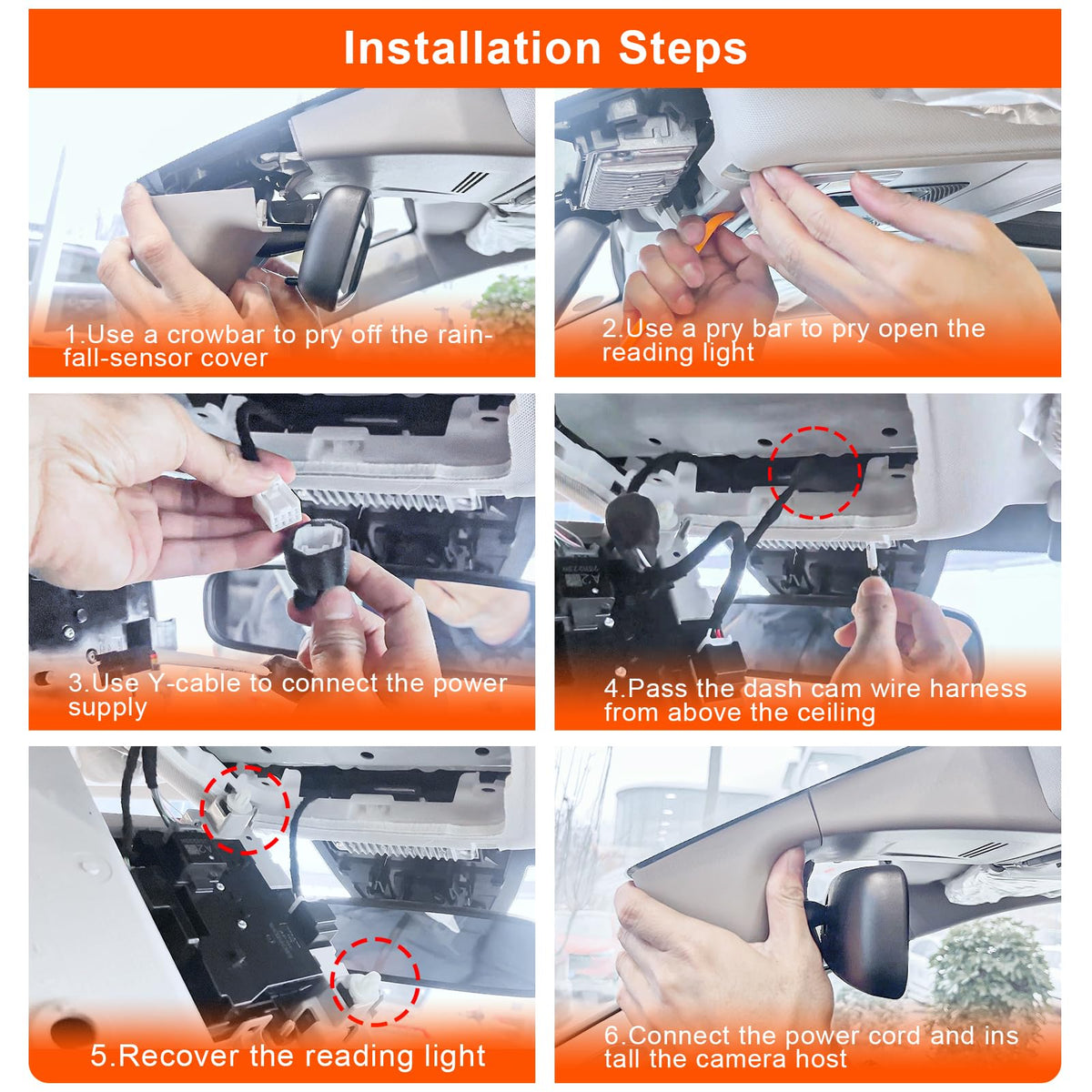 Mangoal dash cam supports loop recording and G-sensor for automatic event protection.