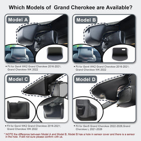 Mangoal OEM look installation behind the rearview mirror in a Jeep