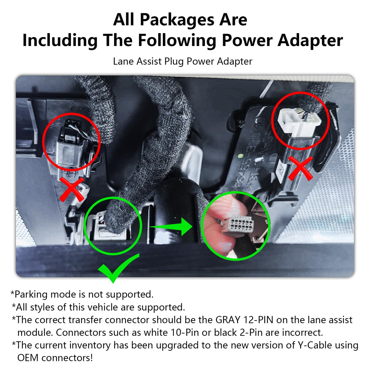 Mangoal OEM-look fit behind the rearview mirror for clean wiring.