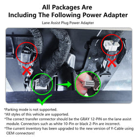 Mangoal OEM-look fit behind the rearview mirror for clean wiring.