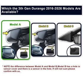Mangoal rear 1080p dash cam for Dodge Durango Model A.