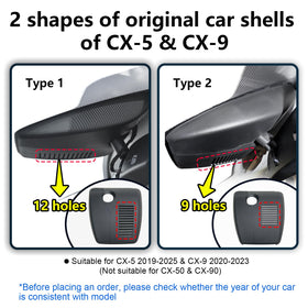 Mangoal rear 1080p dashcam with wide 140-degree view for Mazda CX-5/CX-9 recording.