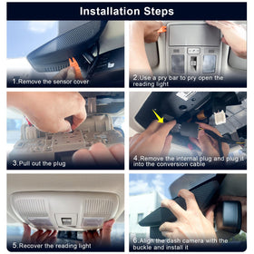 Mangoal dash cam with WiFi app view showing live footage on a smartphone.
