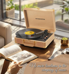 MANGOSTAN lifestyle scene outdoors showing portable music enjoyment