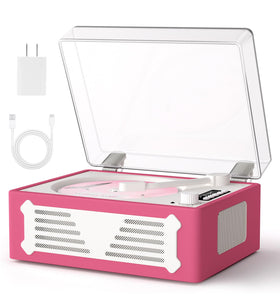MANGOSTAN portable CD player with Bluetooth for wireless listening.