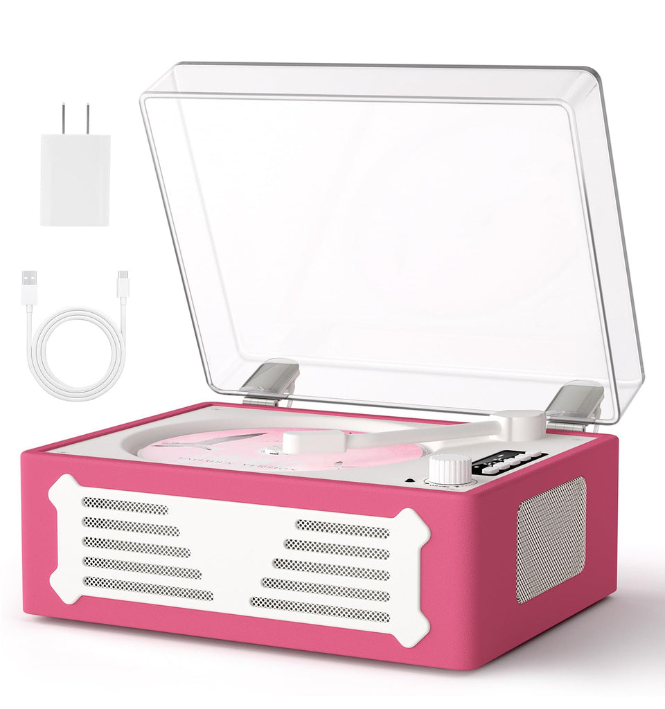 MANGOSTAN portable CD player with Bluetooth for wireless listening.