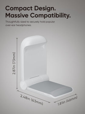 MANMUVIMO Headphone Stand anti-slip pads protect headbands during use