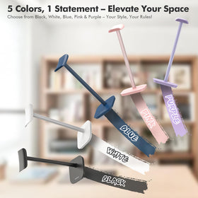 MANMUVIMO headphone stand assembly for quick, secure setup.