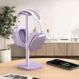 MANMUVIMO sturdy base minimizes tipping on a busy workspace.