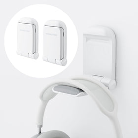 MANMUVIMO Headphone Stand with foldable arm for easy reach and storage