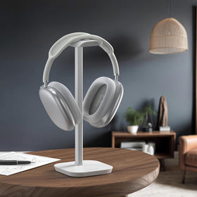 MANMUVIMO wired and wireless headset support keeps setups tidy.