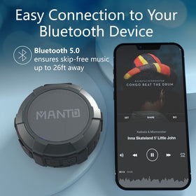 MANTO microSD playback up to 32GB for offline music.