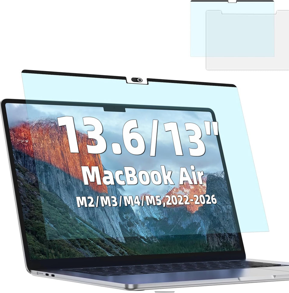 Mao Yeye blue light filter for MacBook Air 13.6 reduces eye strain.