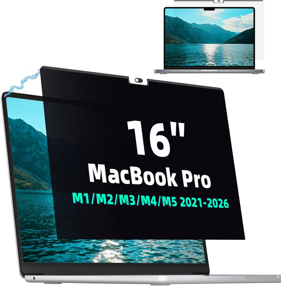 Mao Yeye front view privacy screen showing full-coverage protection and clarity