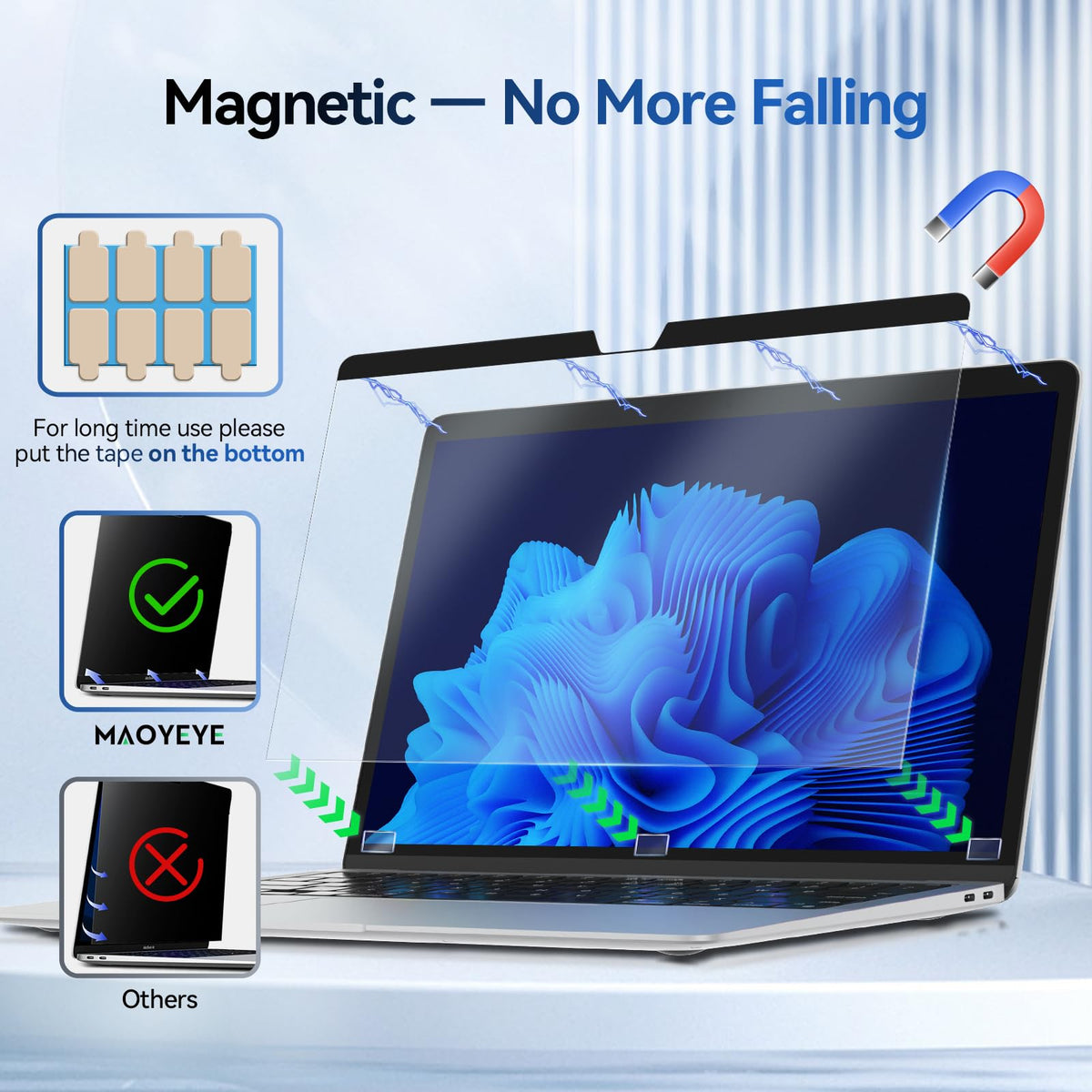 Mao Yeye screen protector guards against scratches and dust