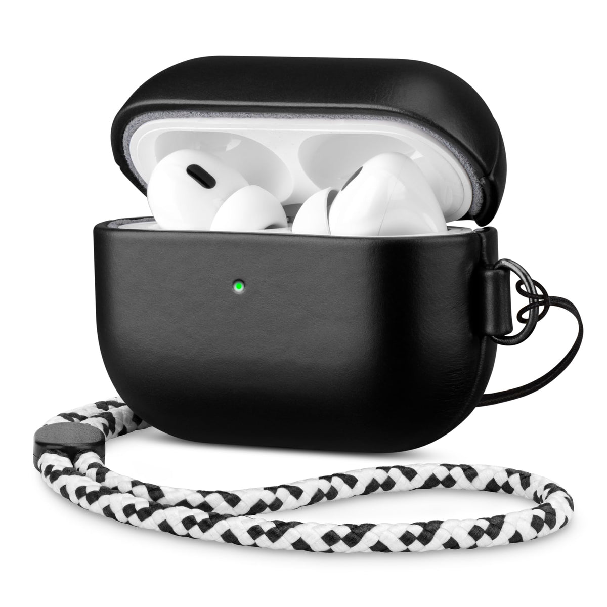 Maogoam AirPods Pro 2 case in veggie-tanned leather for professional use.