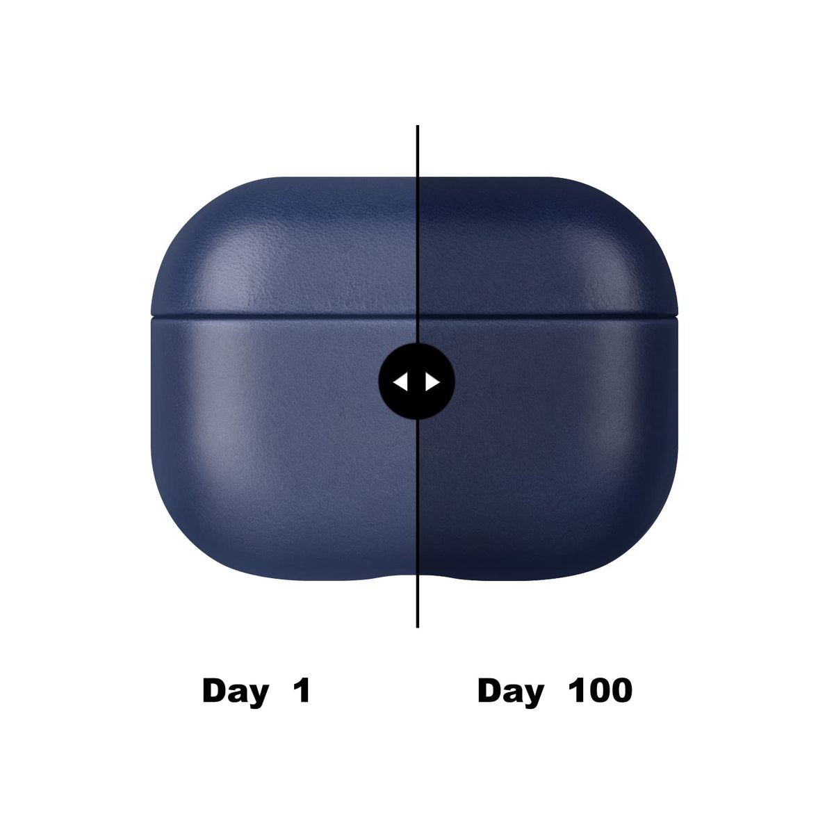 Maogoam easy installation and removal for AirPods Pro 2 leather case