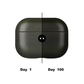 Maogoam AirPods Pro 2 leather case uses vegetable-tanned leather for a refined look.
