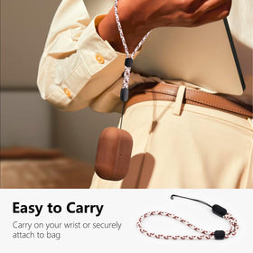 Maogoam AirPods Pro 3 case charging-port access keeps ports visible and usable.