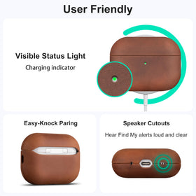 Maogoam AirPods Pro 3 case supports MagSafe charging without removal.