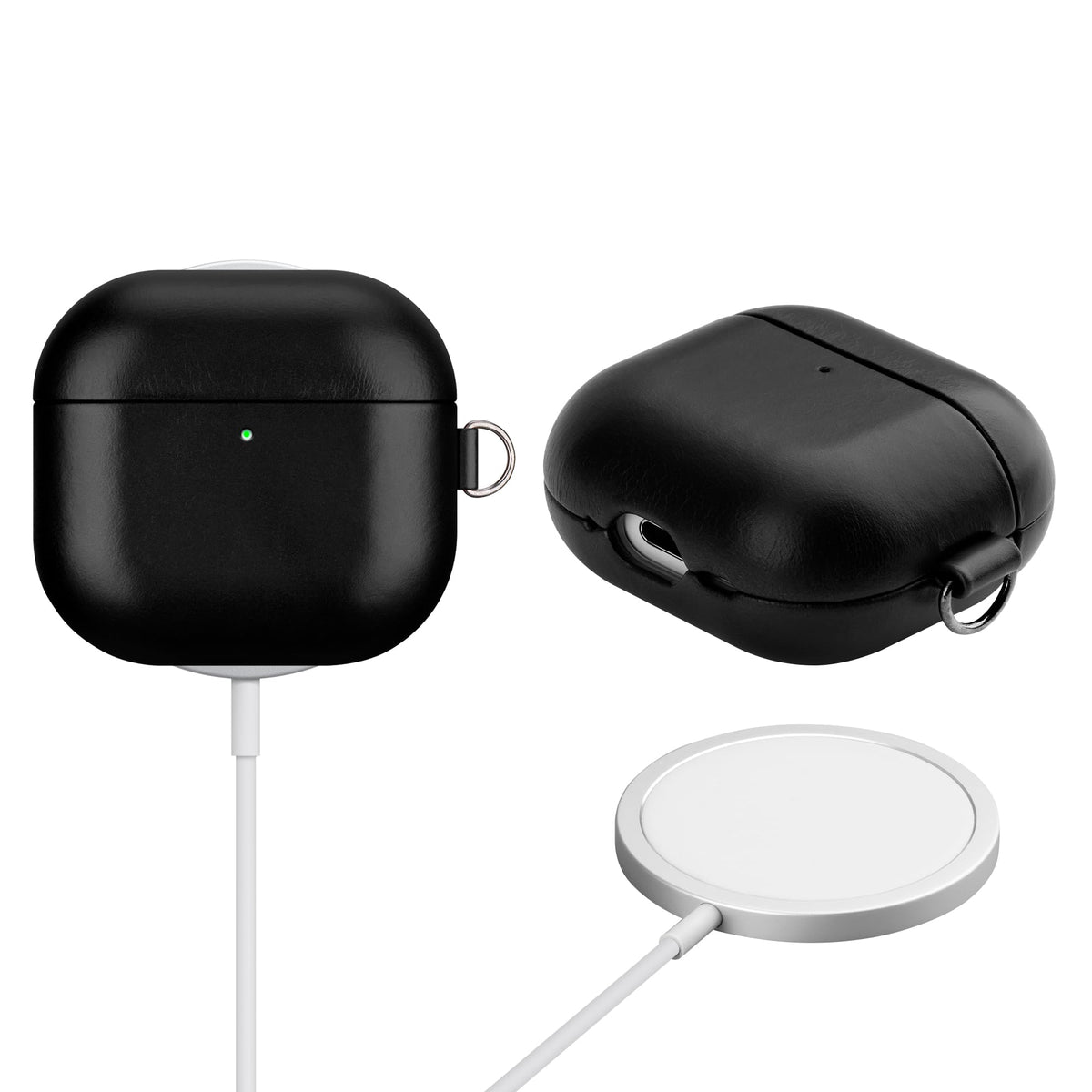 Maogoam AirPods 4 case with patina finish closeup and premium look.